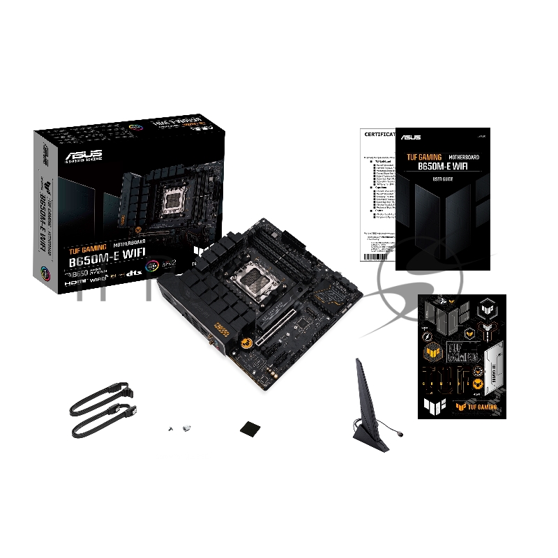 Материнская плата Asus TUF GAMING B650M-E WIFI SocketAM5 AMD B650 4xDDR5 mATX AC`97 8ch(7.1) 2.5Gg RAID+HDMI+DP