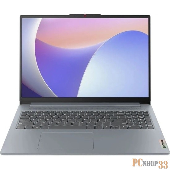 Ноутбук Lenovo IdeaPad Slim 3 15IRU8 Core i3 1305U 8Gb SSD256Gb Intel UHD Graphics 15.6 TN FHD (1920x1080) noOS grey WiFi BT Cam (82X70066LK)