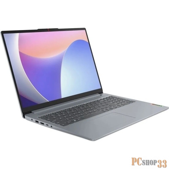 Ноутбук Lenovo IdeaPad Slim 3 15IRU8 Core i3 1305U 8Gb SSD256Gb Intel UHD Graphics 15.6 TN FHD (1920x1080) noOS grey WiFi BT Cam (82X70066LK)