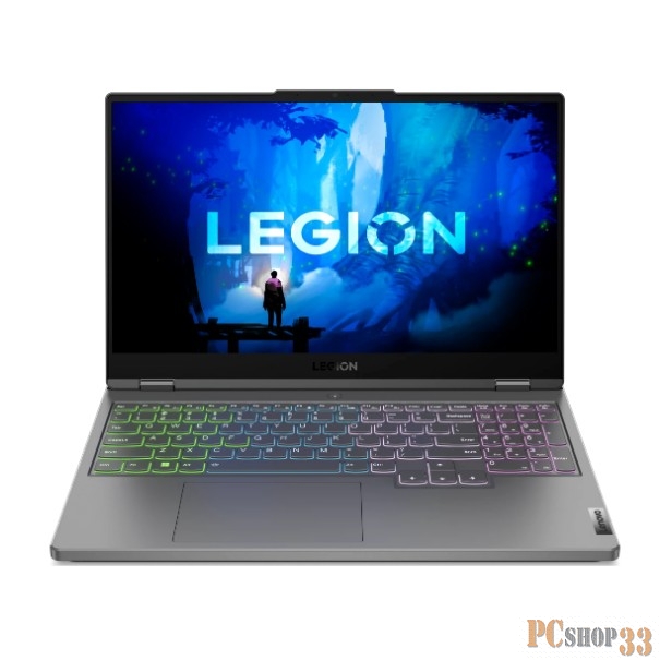 Ноутбук Lenovo Legion 5 15IAH7H Core i5 12500H 16Gb SSD1Tb NVIDIA GeForce RTX 3060 6Gb 15.6 IPS WQHD (2560x1440) noOS grey WiFi BT Cam (82RB00ERRK)