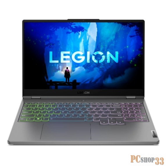 Ноутбук Lenovo Legion 5 15IAH7H Core i7 12700H 16Gb SSD1Tb NVIDIA GeForce RTX 3060 6Gb 15.6 IPS WQHD (2560x1440) noOS grey WiFi BT Cam (82RB00ESRK)