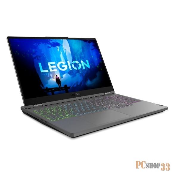 Ноутбук Lenovo Legion 5 15IAH7H Core i7 12700H 16Gb SSD1Tb NVIDIA GeForce RTX 3060 6Gb 15.6 IPS WQHD (2560x1440) noOS grey WiFi BT Cam (82RB00ESRK)