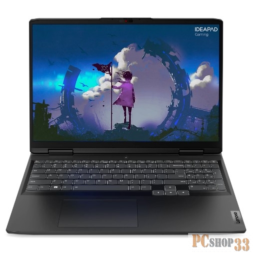 Ноутбук Lenovo IP Gaming 3 16IAH7 Core i5 12450H 8Gb SSD512Gb NVIDIA GeForce RTX 3050 Ti 4Gb 16 IPS WUXGA (1920x1200) noOS grey WiFi BT Cam (82SA00DERK)