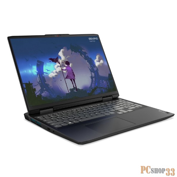 Ноутбук Lenovo IP Gaming 3 16IAH7 Core i5 12450H 8Gb SSD512Gb NVIDIA GeForce RTX 3050 Ti 4Gb 16 IPS WUXGA (1920x1200) noOS grey WiFi BT Cam (82SA00DERK)