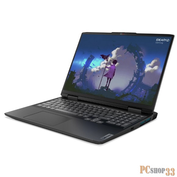 Ноутбук Lenovo IP Gaming 3 16IAH7 Core i5 12450H 8Gb SSD512Gb NVIDIA GeForce RTX 3050 Ti 4Gb 16 IPS WUXGA (1920x1200) noOS grey WiFi BT Cam (82SA00DERK)