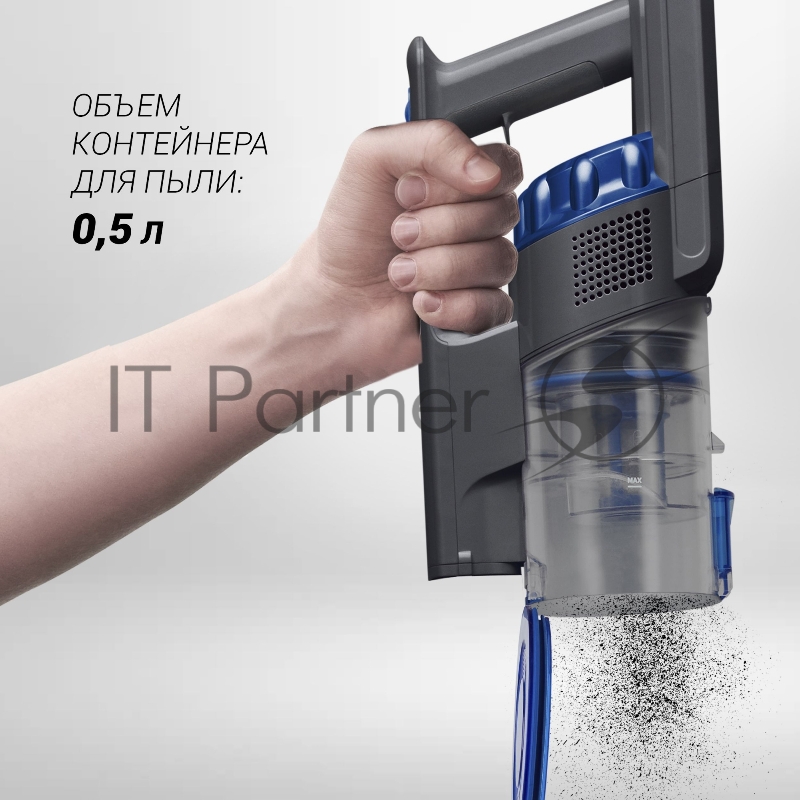Пылесос портативный PVCS 0724 (POLARIS) синий/серый