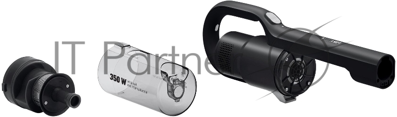 Пылесос Polaris PVCS 2090 350Вт черный/серебристый