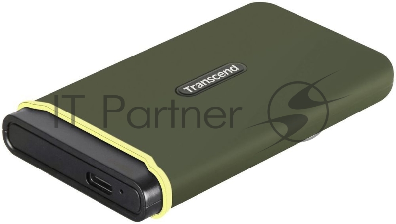 Накопитель SSD Transcend USB-C 500Gb TS500GESD380C темно-зеленый