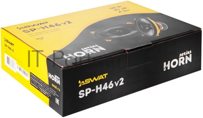 Колонки автомобильные Swat Horn SP-H46v2 (без решетки) 220Вт 88дБ 4Ом 10x15см (4x6дюйм) (ком.:2кол.) широкополосные однополосные