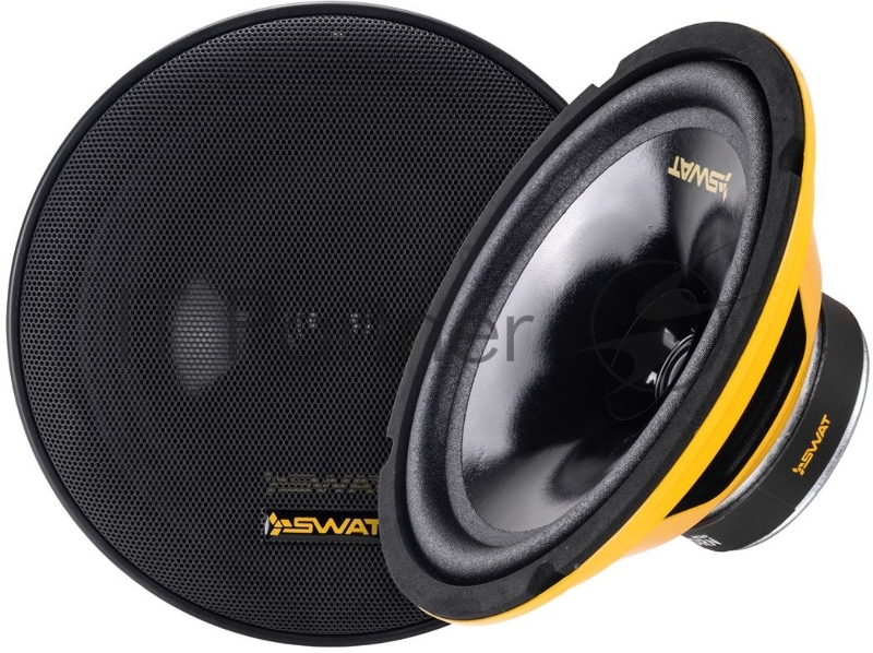 Колонки автомобильные Swat SP-H8v2 280Вт 90дБ 4Ом 20см (8дюйм) (ком.:2кол.) широкополосные однополосные