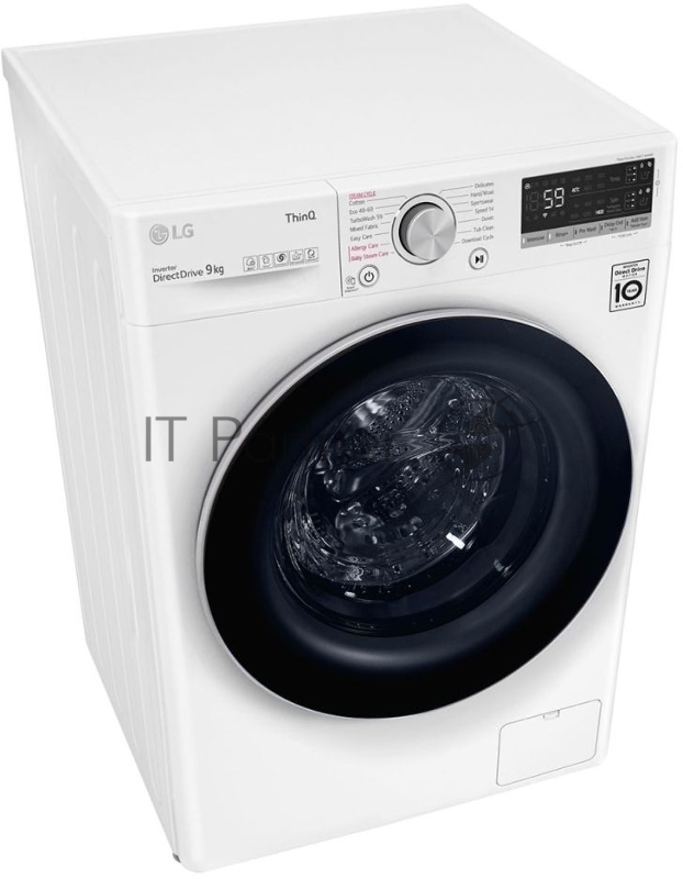 Стиральная машина LG F4WV509S1EA пан.англ. класс: B загр.фронтальная макс.:9кг белый