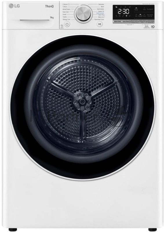 Сушильная машина LG RH90V9AV4N кл.энер.:A+++ макс.загр.:9кг белый
