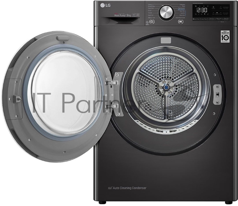 Сушильная машина LG RH90V9JV2N пан.англ. кл.энер.:A+++ макс.загр.:9кг черный