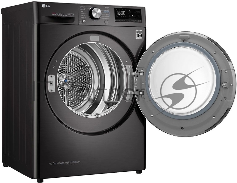 Сушильная машина LG RH90V9JV2N пан.англ. кл.энер.:A+++ макс.загр.:9кг черный