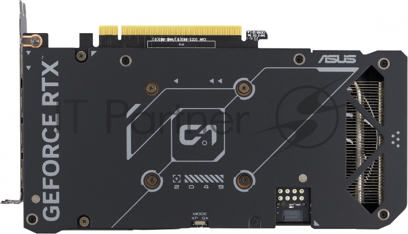 Видеокарта Asus PCI-E 4.0 DUAL-RTX4060-O8G NVIDIA GeForce RTX 4060 8192Mb 128 GDDR6 2505/17000 HDMIx1 DPx3 HDCP Ret