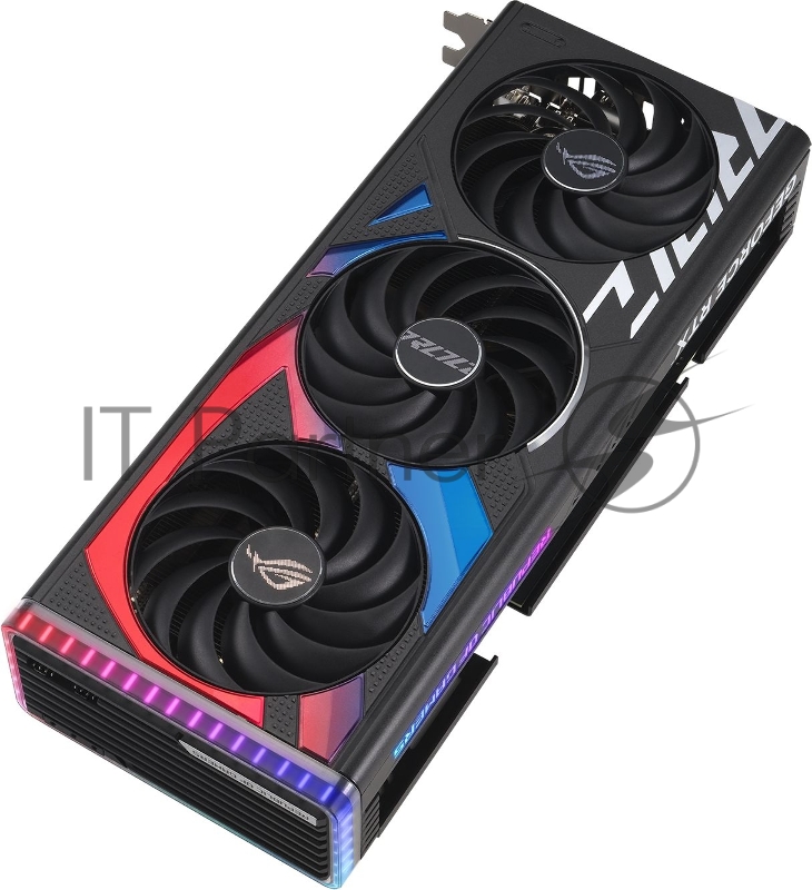 Видеокарта Asus PCI-E 4.0 ROG-STRIX-RTX4070-O12G-GAMING NVIDIA GeForce RTX 4070 12288Mb 192 GDDR6X 2610/21000 HDMIx2 DPx3 HDCP Ret