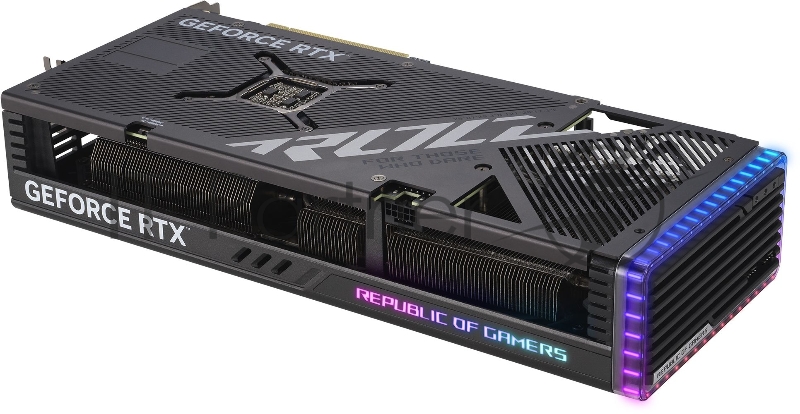 Видеокарта Asus PCI-E 4.0 ROG-STRIX-RTX4070-O12G-GAMING NVIDIA GeForce RTX 4070 12288Mb 192 GDDR6X 2610/21000 HDMIx2 DPx3 HDCP Ret