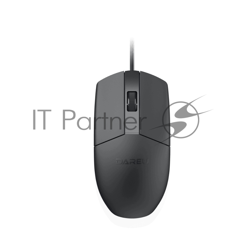 Мышь проводная Dareu LM103 Black (черный), DPI 1200, размер 118x61x38мм, 1,8м