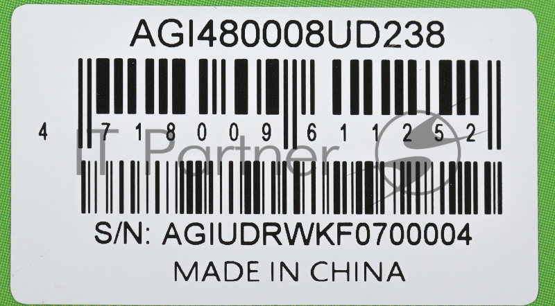 Память DDR5 8GB 4800MHz AGi AGI480008UD238 RTL PC5-38400 CL40 DIMM 288-pin 1.1В single rank Ret