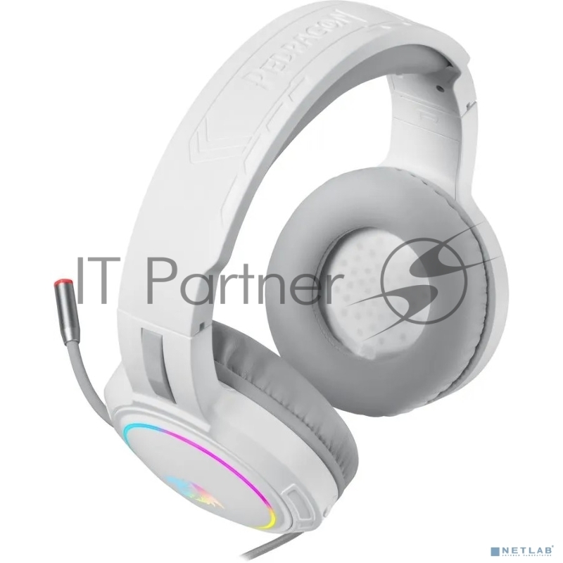 Игровая гарнитура Defender Mento RGB, 3.5мм, белые Redragon (71763)