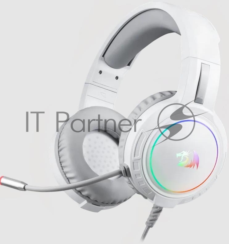 Игровая гарнитура Defender Mento RGB, 3.5мм, белые Redragon (71763)