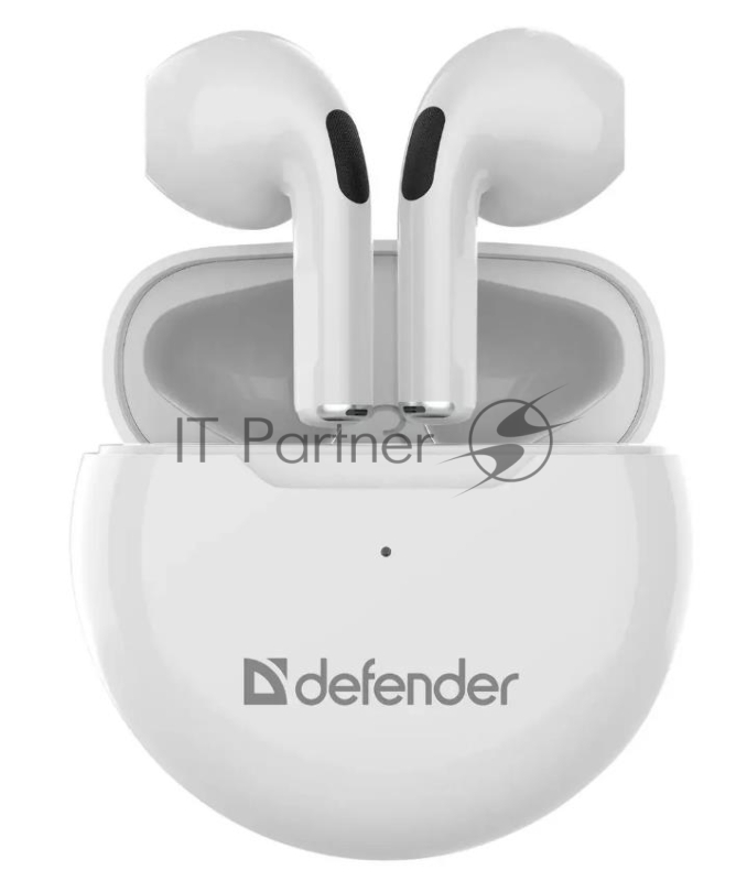 Беспроводная гарнитура Defender Twins 930 белый, TWS, Bluetooth (63931)
