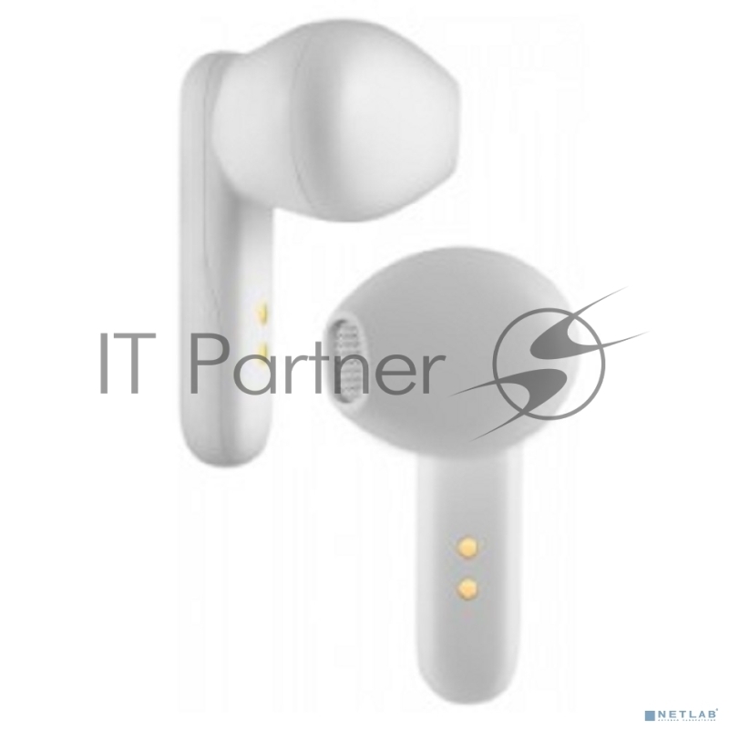 Беспроводная гарнитура Defender Twins 920 белый, TWS, Bluetooth (63920)