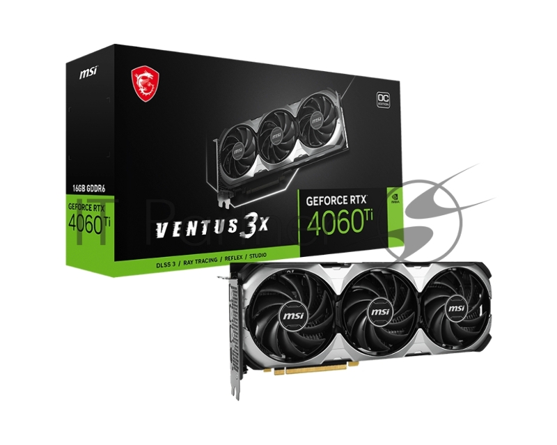 Видеокарта PCIE16 RTX4060TI 16GB 4060 TI VENTUS 3X 16G OC MSI