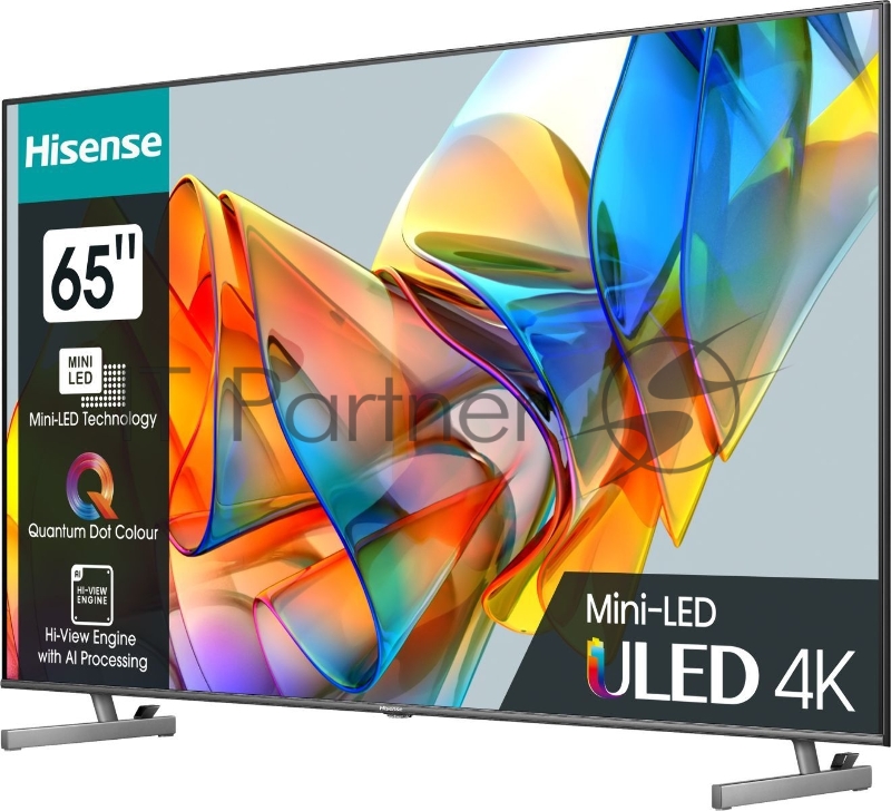 Телевизор LED Hisense 65 65U6KQ темно-серый 4K Ultra HD 60Hz DVB-T DVB-T2 DVB-C DVB-S DVB-S2 USB WiFi Smart TV