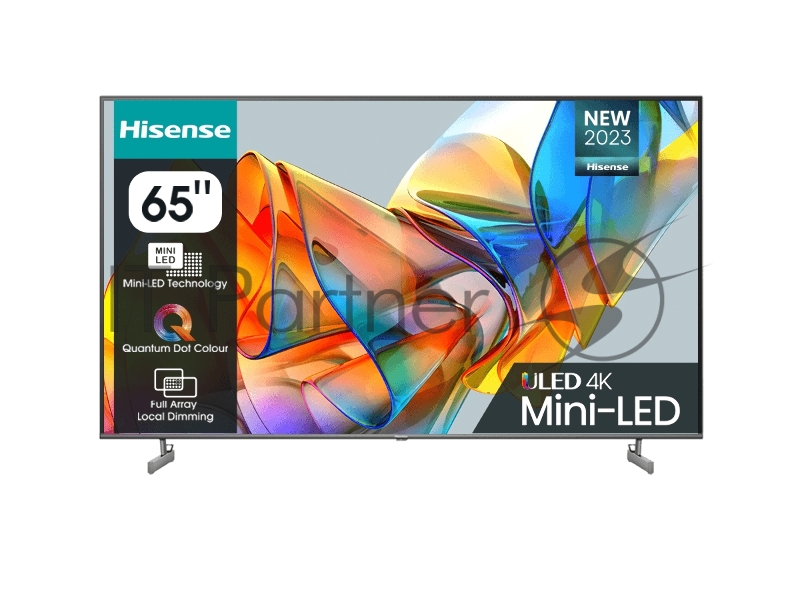 Телевизор LED Hisense 65 65U6KQ темно-серый 4K Ultra HD 60Hz DVB-T DVB-T2 DVB-C DVB-S DVB-S2 USB WiFi Smart TV