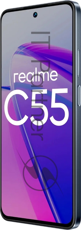 Смартфон Realme RMX3710 C55 128Gb 6Gb черный моноблок 3G 4G 6.72 1080x2400 Android 13 64Mpix 802.11 b/g/n/ac NFC GPS GSM900/1800 GSM1900 TouchSc microSD