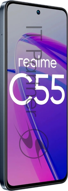 Смартфон Realme RMX3710 C55 128Gb 6Gb черный моноблок 3G 4G 6.72 1080x2400 Android 13 64Mpix 802.11 b/g/n/ac NFC GPS GSM900/1800 GSM1900 TouchSc microSD
