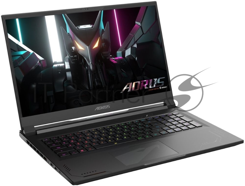 Ноутбук Gigabyte Aorus 17X Core i9 13900HX 16Gb SSD1Tb NVIDIA GeForce RTX4080 12Gb 17.3 IPS QHD (2560x1440) Windows 11 Home Multi Language 64 black WiFi BT Cam (AXF-B4KZ694SP)