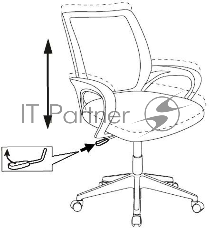 Кресло детское Бюрократ BUROKIDS 1 W мультиколор луна розовая крестов. пластик пластик белый