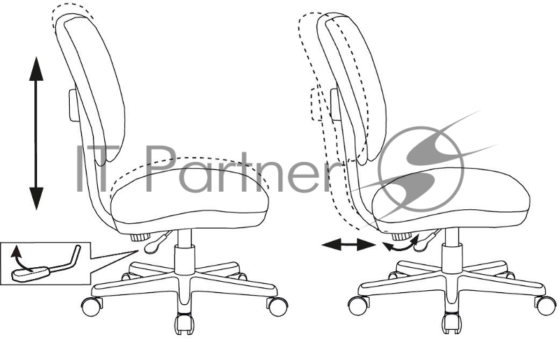Кресло детское Бюрократ CH-W204NX белый монстры крестов. пластик пластик белый