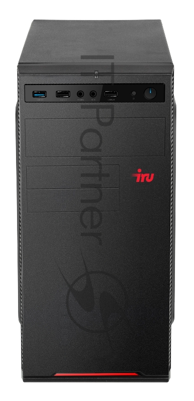 Компьютер IRU Home 310H5SE MT i3 10105 (3.7) 8Gb SSD240Gb UHDG 630 Windows 11 Professional 64 GbitEth 400W черный (1927119)