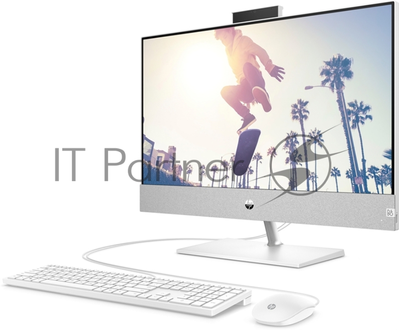 Моноблок HP Pavilion I 24-ca1062ci NT 23,8 FHD(1920x1080) Core i7-12700T, 16GB DDR4 3200 (2x8GB), SSD 512Gb, Intel Internal Graphics, no DVD, kbd&mouse wired, 5MP Webcam, White,FreeDOS, 1Y Wty