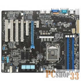 Серв. мат. плата Socket1151 ASUS P10S-X (iC232, 4xDDR4, SATA III, RAID, 1xPCI-E x16 + 1xPCI-E x8 + 4xPCI, D-Sub, 2x1Гбит LAN, USB2.0, USB3.0, ATX)