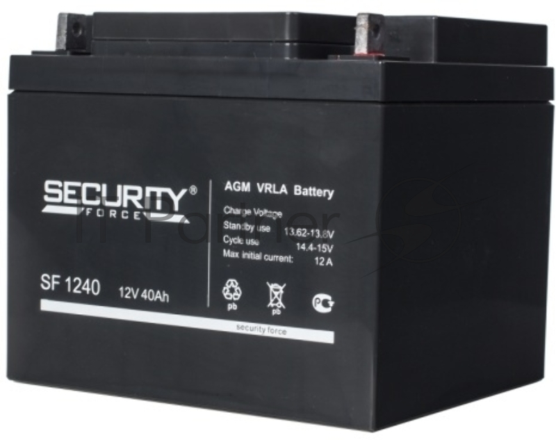 Аккумуляторная батарея Delta SF 1240 напряжение 12/40В, емкость 198х165х175Ач (66х33х99mm)