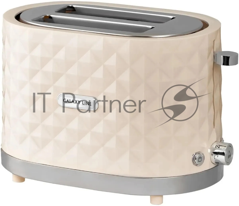 Тостер Galaxy LINE GL2912, бежевый