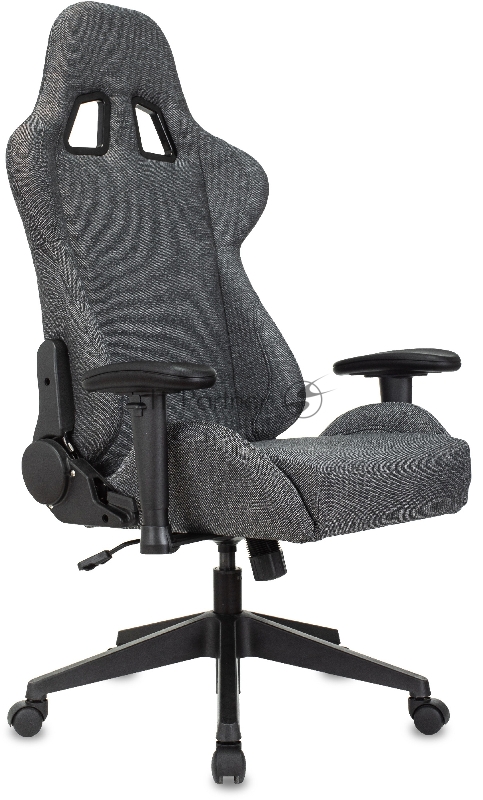 Кресло игровое Zombie Neo серый 3C1 крестов. пластик