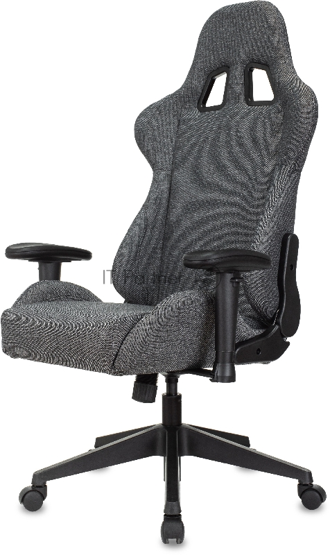 Кресло игровое Zombie Neo серый 3C1 крестов. пластик