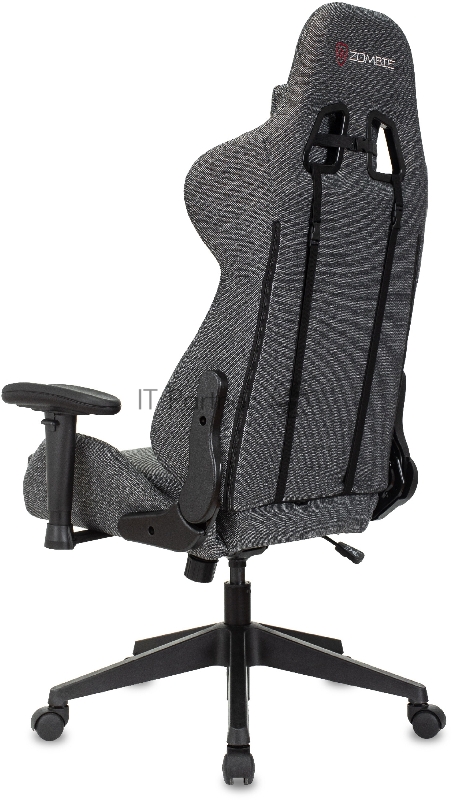 Кресло игровое Zombie Neo серый 3C1 крестов. пластик