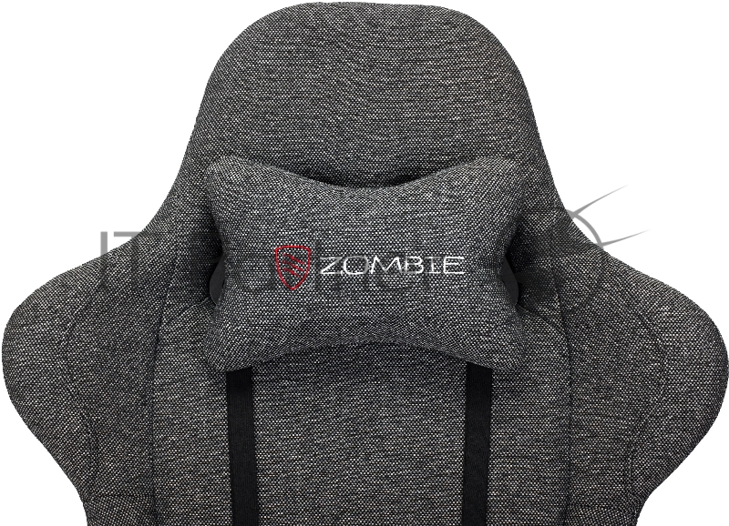 Кресло игровое Zombie Neo серый 3C1 крестов. пластик