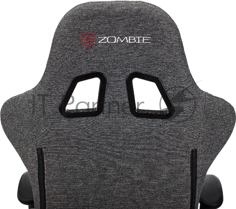 Кресло игровое Zombie Neo серый 3C1 крестов. пластик