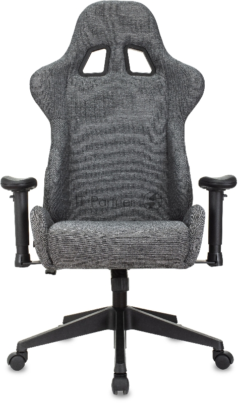 Кресло игровое Zombie Neo серый 3C1 крестов. пластик