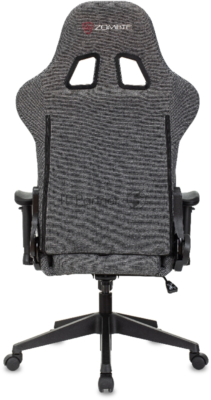 Кресло игровое Zombie Neo серый 3C1 крестов. пластик