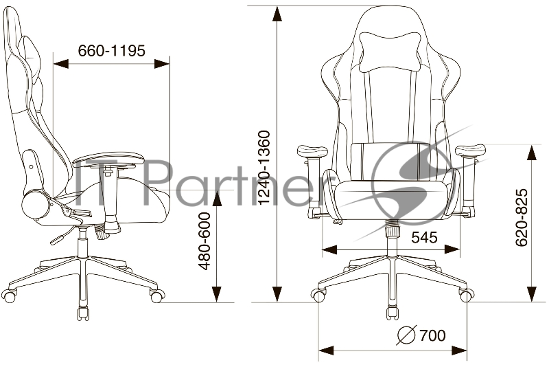Кресло игровое Zombie Neo серый 3C1 крестов. пластик