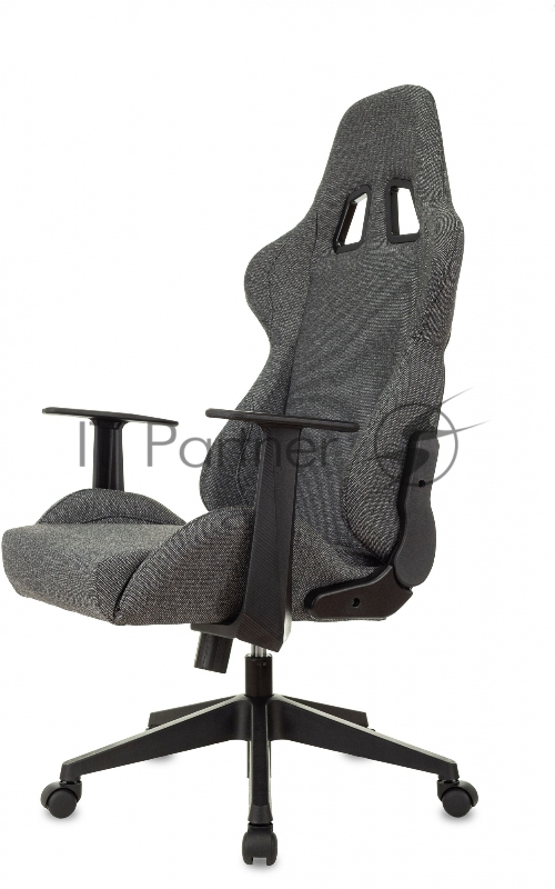 Кресло игровое Zombie Neo серый 3C1 крестов. пластик