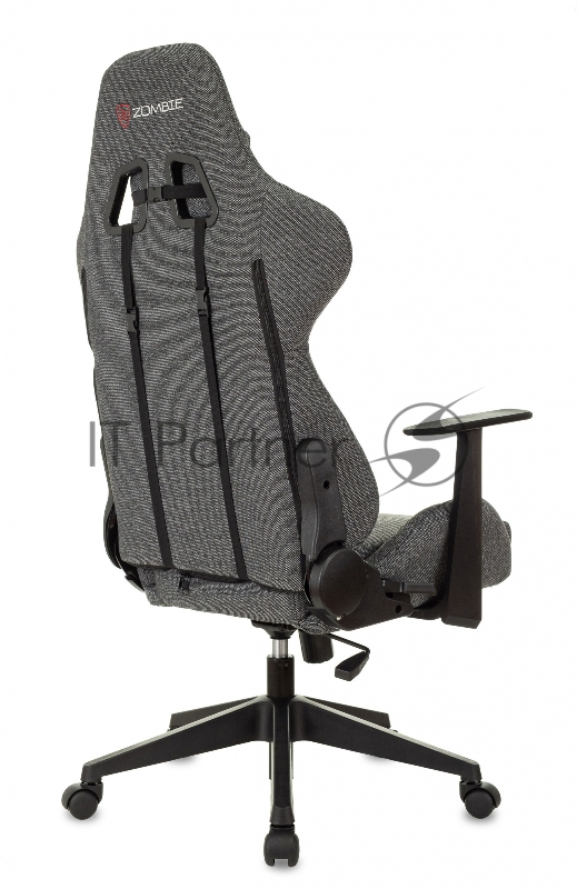 Кресло игровое Zombie Neo серый 3C1 крестов. пластик
